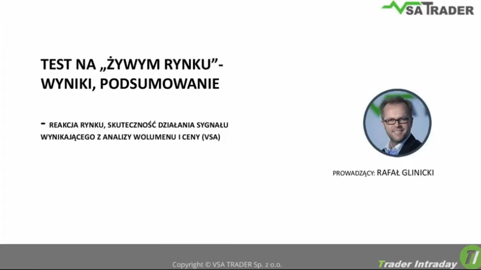 95% skuteczności reakcji ceny po narysowaniu się formacji opartej na analizie wolumenu i ceny(VSA) - zobacz wyniki testu na żywym rynku. — archiwum VSA Trader