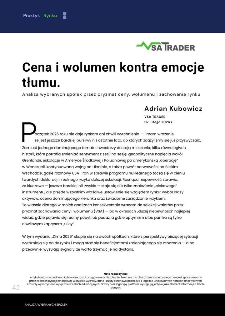 VSA Trader aktualności
